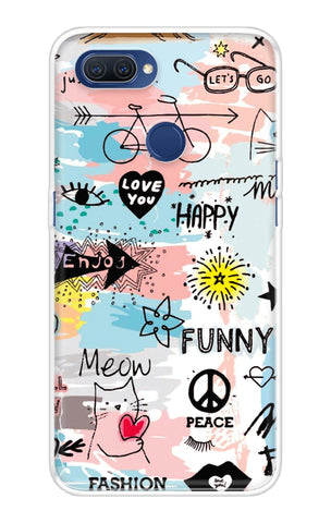 Happy Doodle Oppo A11k Back Cover