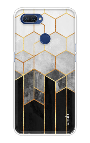 Hexagonal Pattern Oppo A11k Back Cover