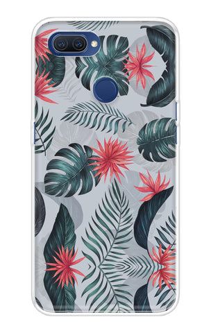 Retro Floral Leaf Oppo A11k Back Cover