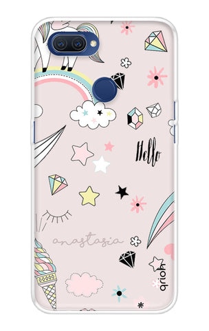 Unicorn Doodle Oppo A11k Back Cover