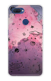 Space Doodles Art Oppo A11k Back Cover
