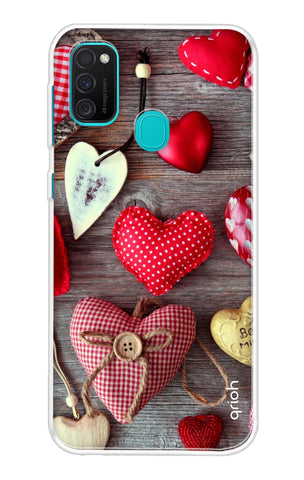 Valentine Hearts Samsung Galaxy M21 Back Cover