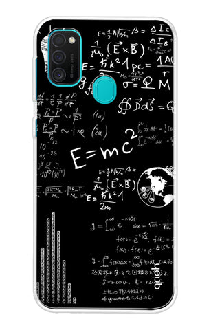 Equation Doodle Samsung Galaxy M21 Back Cover
