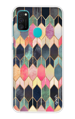 Shimmery Pattern Samsung Galaxy M21 Back Cover