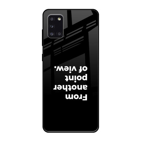 Motivation Samsung Galaxy A31 Glass Back Cover Online