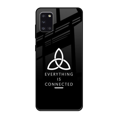 Everything Is Connected Samsung Galaxy A31 Glass Back Cover Online