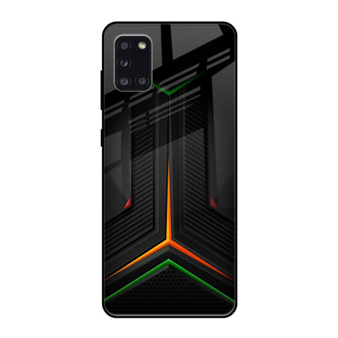 Modern Ultra Chevron Samsung Galaxy A31 Glass Back Cover Online