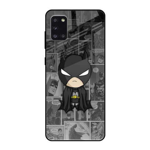 Cartoon Art Samsung Galaxy A31 Glass Back Cover Online