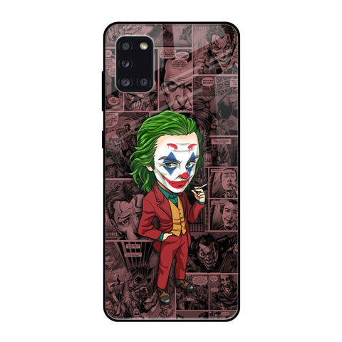 Joker Cartoon Samsung Galaxy A31 Glass Back Cover Online