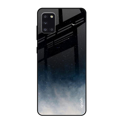 Black Aura Samsung Galaxy A31 Glass Back Cover Online