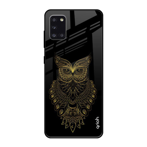 Golden Owl Samsung Galaxy A31 Glass Back Cover Online