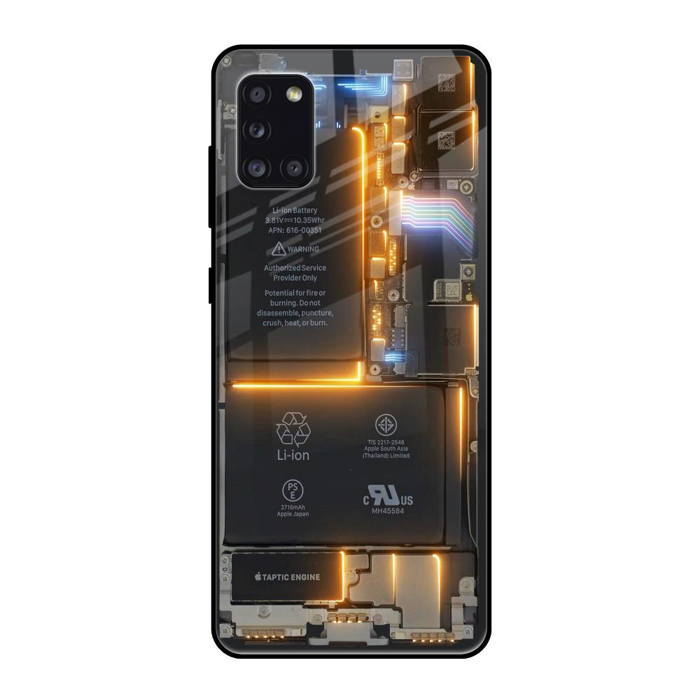 Glow Up Skeleton Samsung Galaxy A31 Glass Back Cover Online