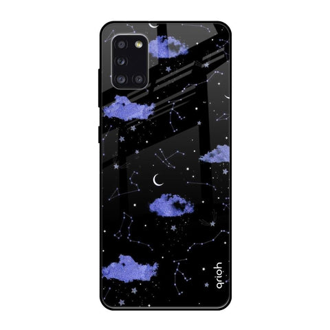 Constellations Samsung Galaxy A31 Glass Back Cover Online