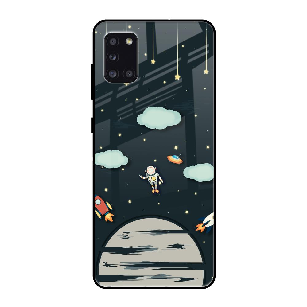 Astronaut Dream Samsung Galaxy A31 Glass Back Cover Online