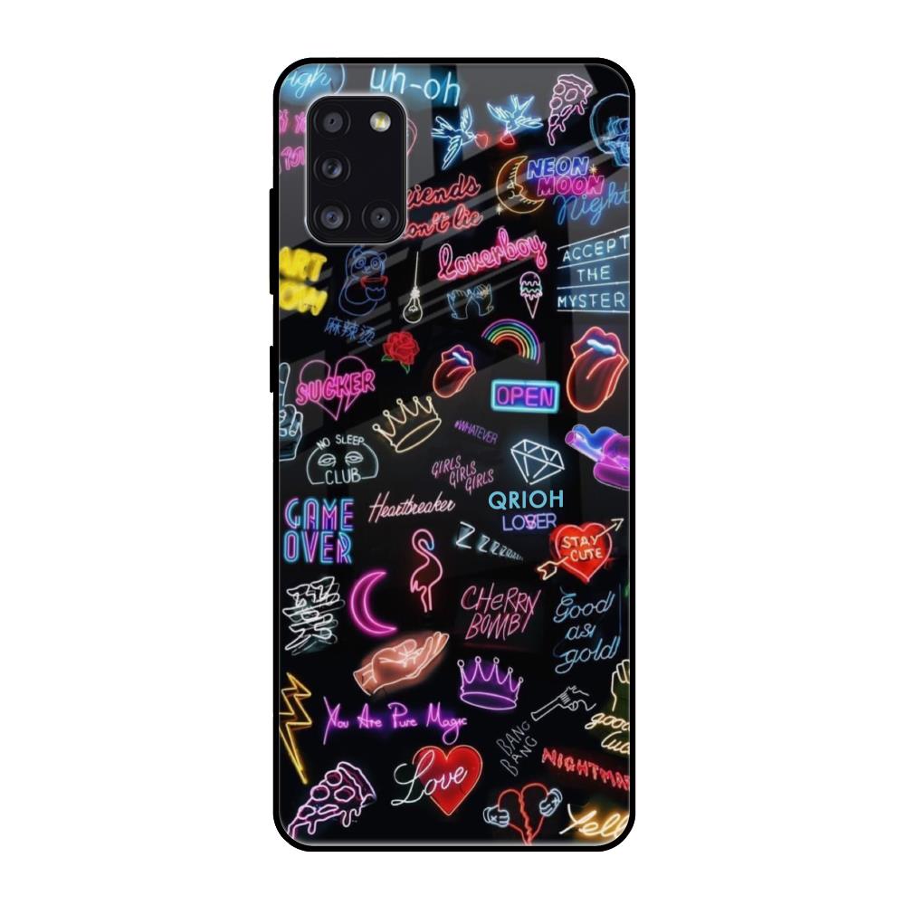 Accept The Mystery Samsung Galaxy A31 Glass Back Cover Online
