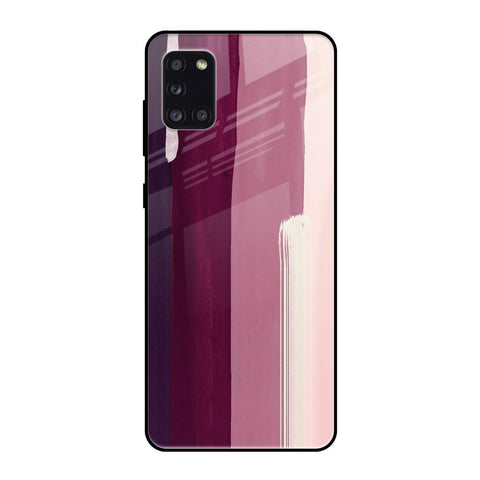 Brush Stroke Art Samsung Galaxy A31 Glass Back Cover Online