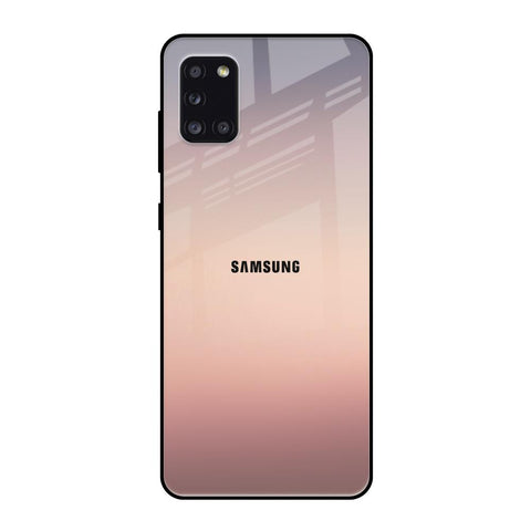 Golden Mauve Samsung Galaxy A31 Glass Back Cover Online