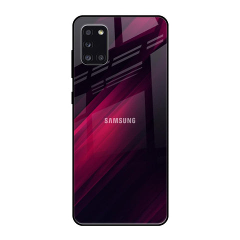 Razor Black Samsung Galaxy A31 Glass Back Cover Online