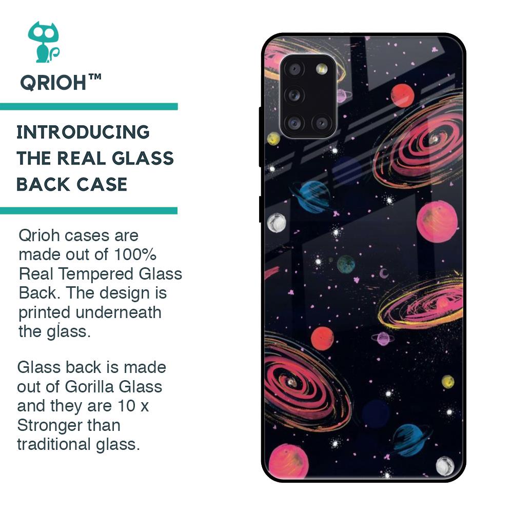 Galaxy In Dream Glass Case For Samsung Galaxy A31