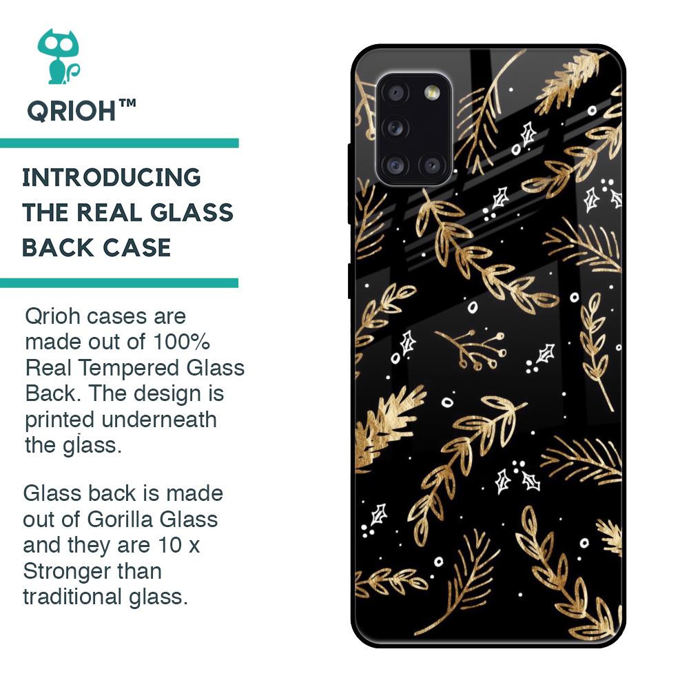 Autumn Leaves Glass case for Samsung Galaxy A31