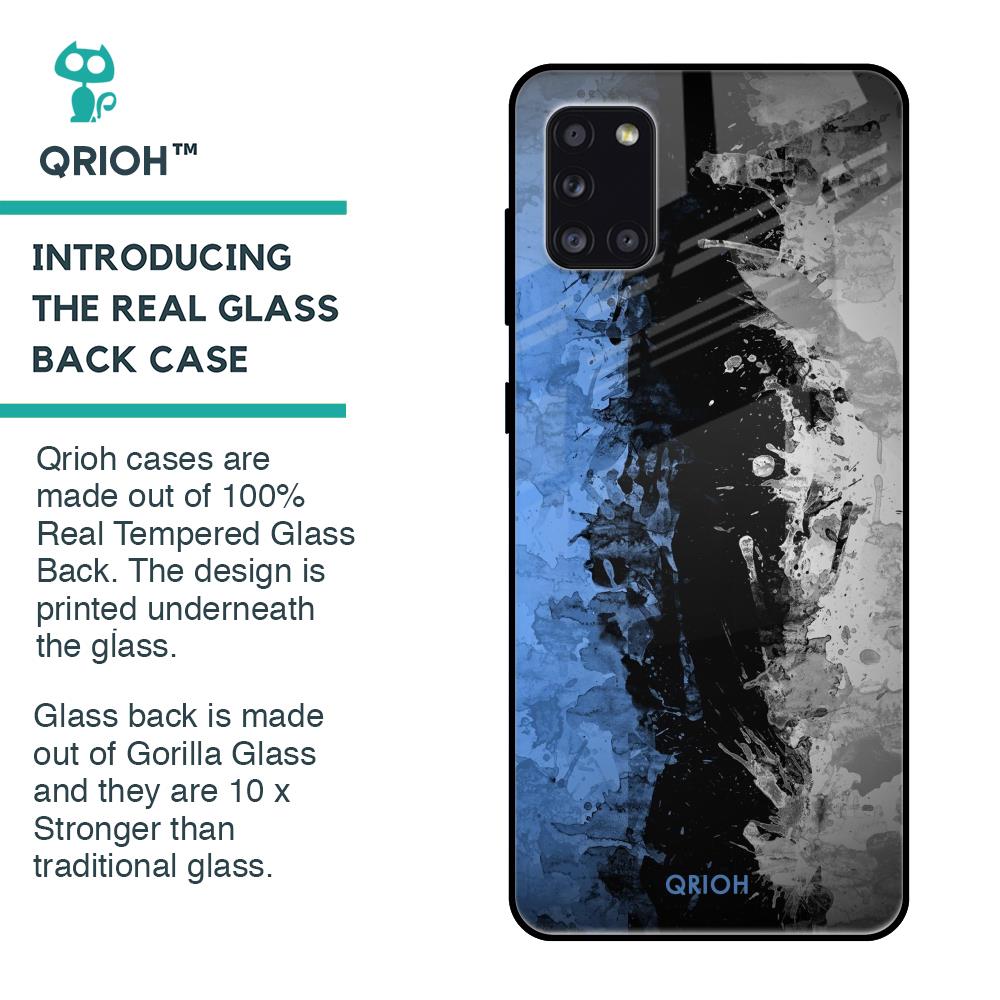 Dark Grunge Glass Case for Samsung Galaxy A31