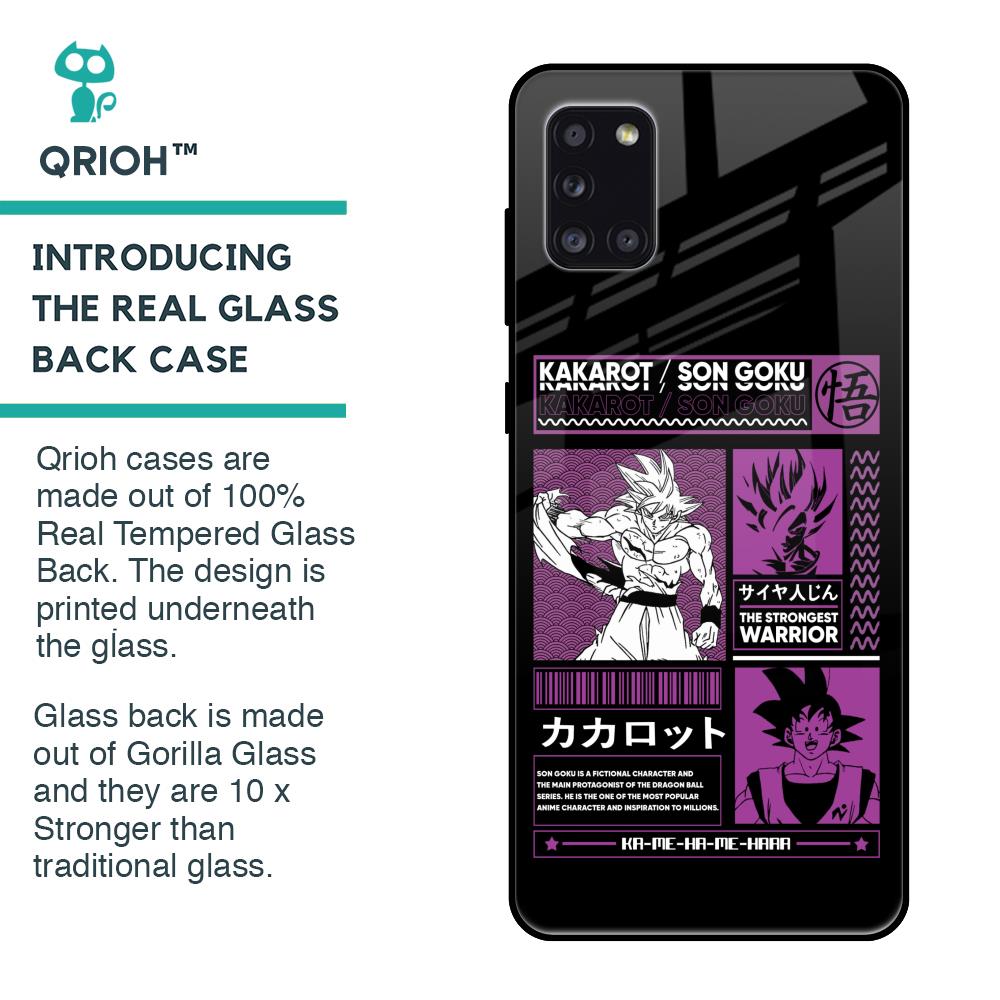 Strongest Warrior Glass Case for Samsung Galaxy A31