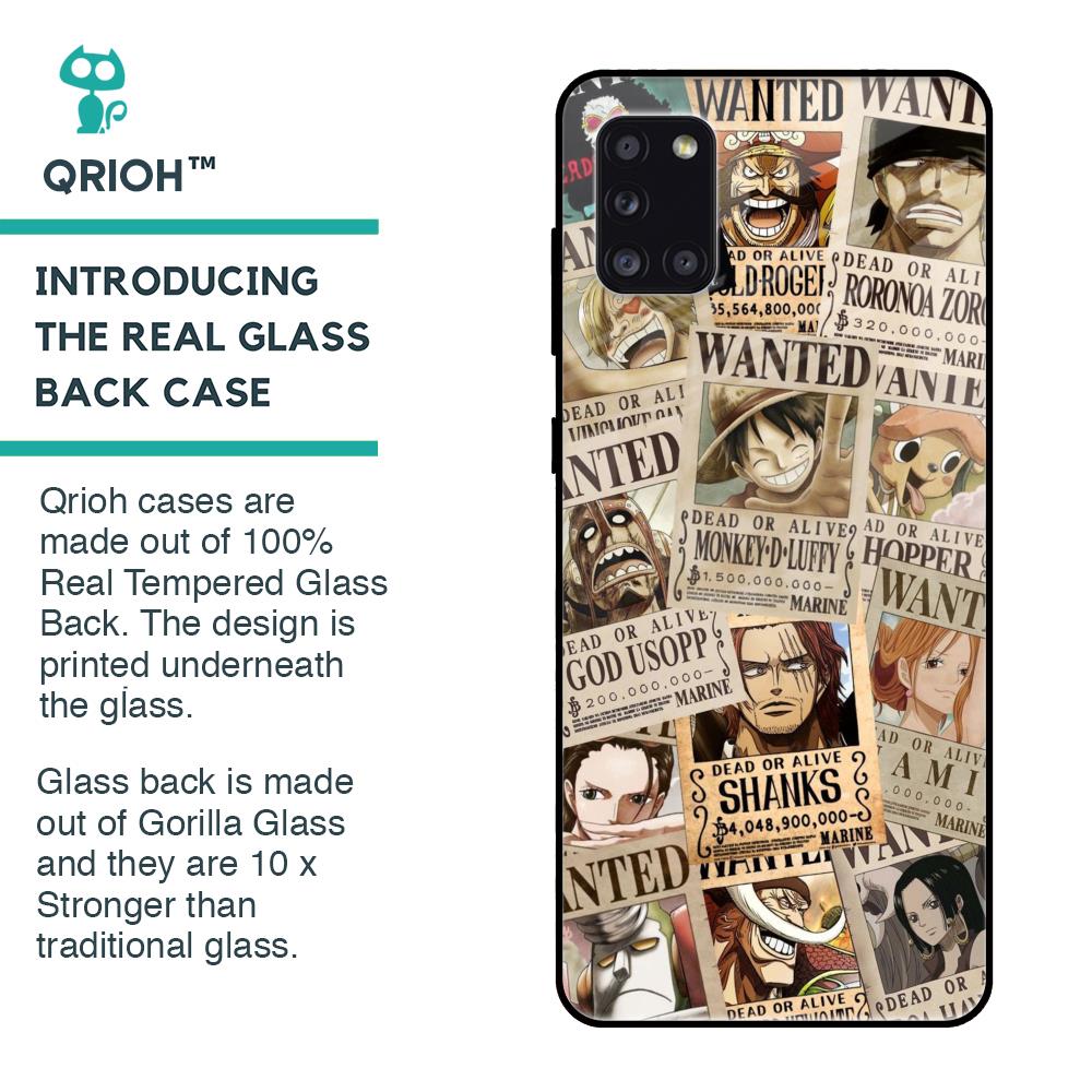 Dead Or Alive Glass Case for Samsung Galaxy A31