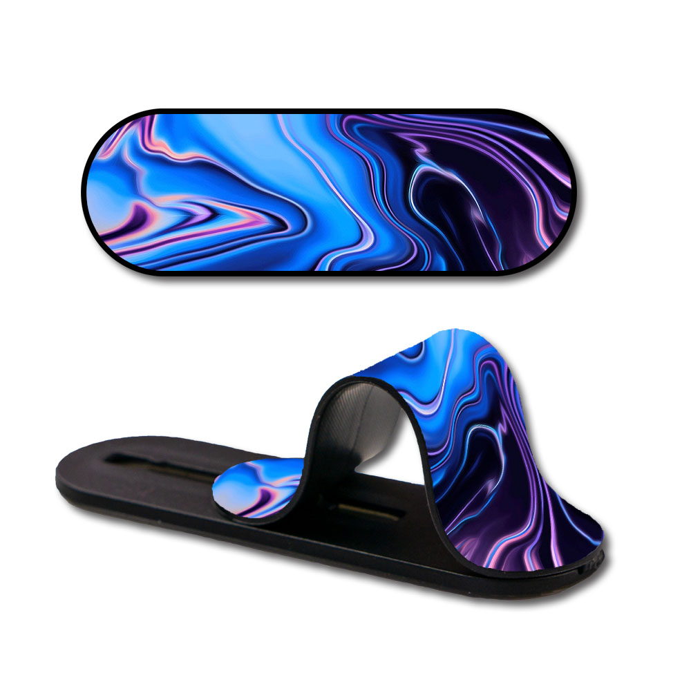 Psychic Texture Glass case with Slider Phone Grip Combo