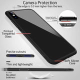 Tricolor Stripes Glass Case For Samsung Galaxy S10E