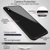 Deadlock Black Glass Case For iPhone 13 mini