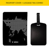 Live to Travel Passport & Luggage Tag Combo