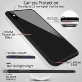 Cute Penguin Glass Case for Xiaomi Redmi Note 7 Pro