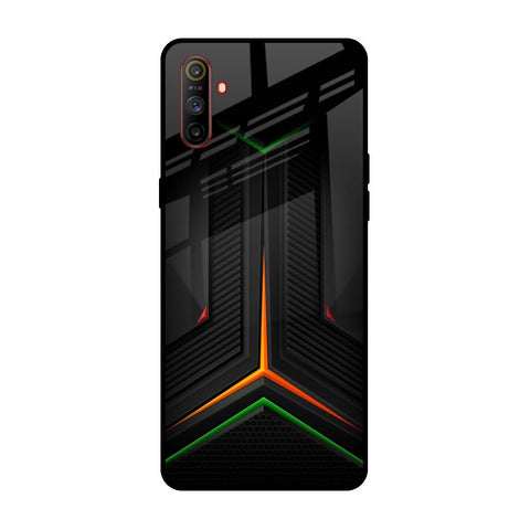 Modern Ultra Chevron Realme C3 Glass Back Cover Online