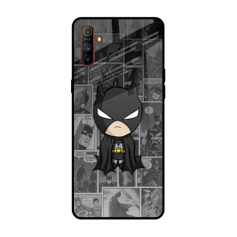 Cartoon Art Realme C3 Glass Back Cover Online