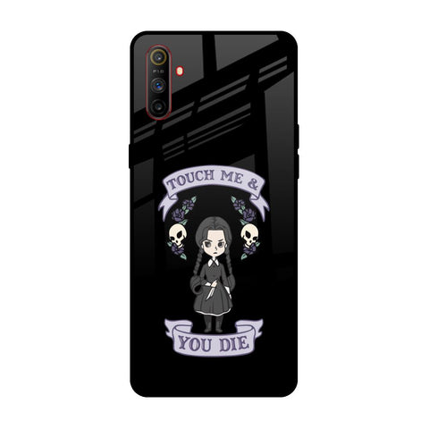 Touch Me & You Die Realme C3 Glass Back Cover Online