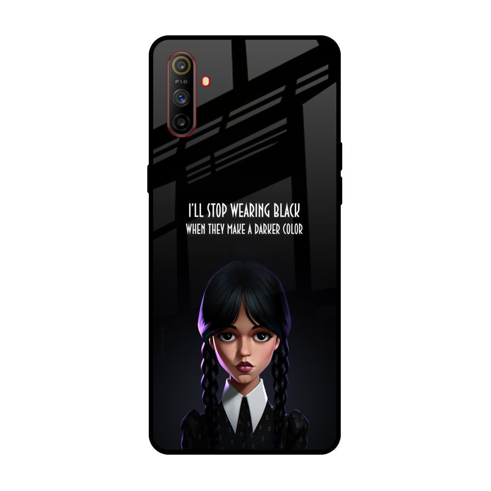 Aesthetic Digital Art Realme C3 Glass Back Cover Online