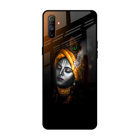 Ombre Krishna Realme C3 Glass Back Cover Online