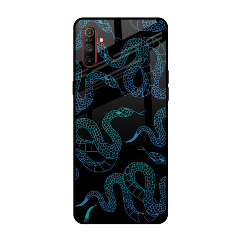 Serpentine Realme C3 Glass Back Cover Online