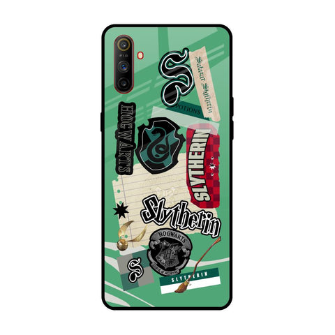 Slytherin Realme C3 Glass Back Cover Online