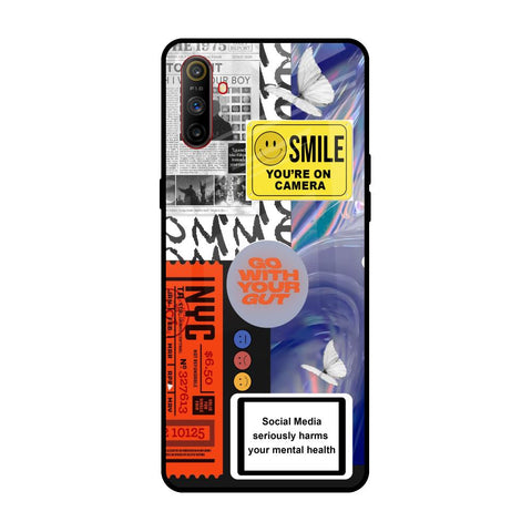 Smile for Camera Realme C3 Glass Back Cover Online