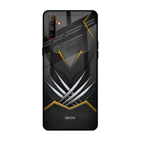 Black Warrior Realme C3 Glass Back Cover Online