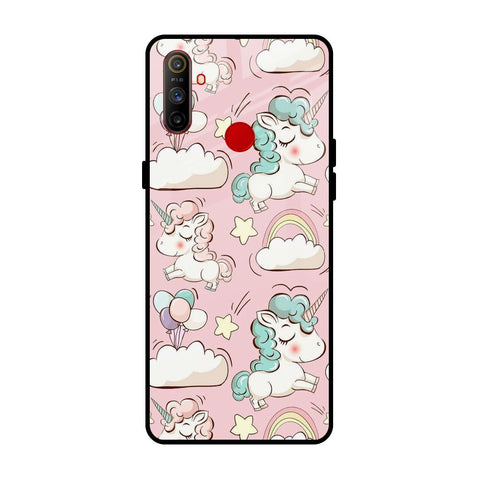 Balloon Unicorn Realme C3 Glass Cases & Covers Online