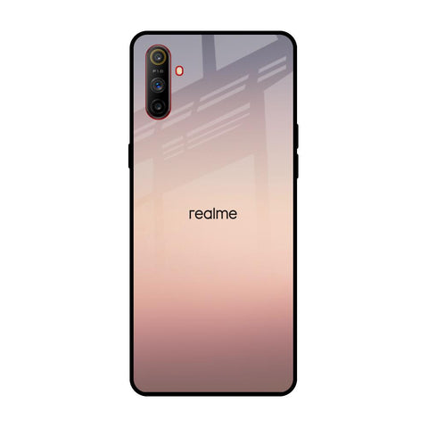 Golden Mauve Realme C3 Glass Back Cover Online