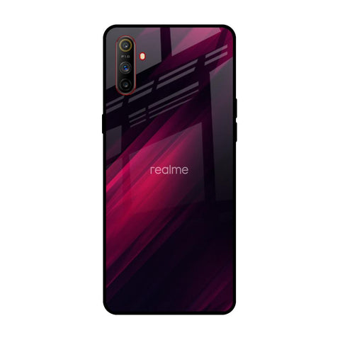 Razor Black Realme C3 Glass Back Cover Online