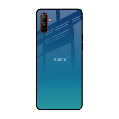 Celestial Blue Realme C3 Glass Back Cover Online