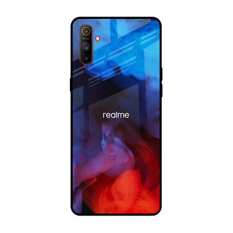 Dim Smoke Realme C3 Glass Back Cover Online