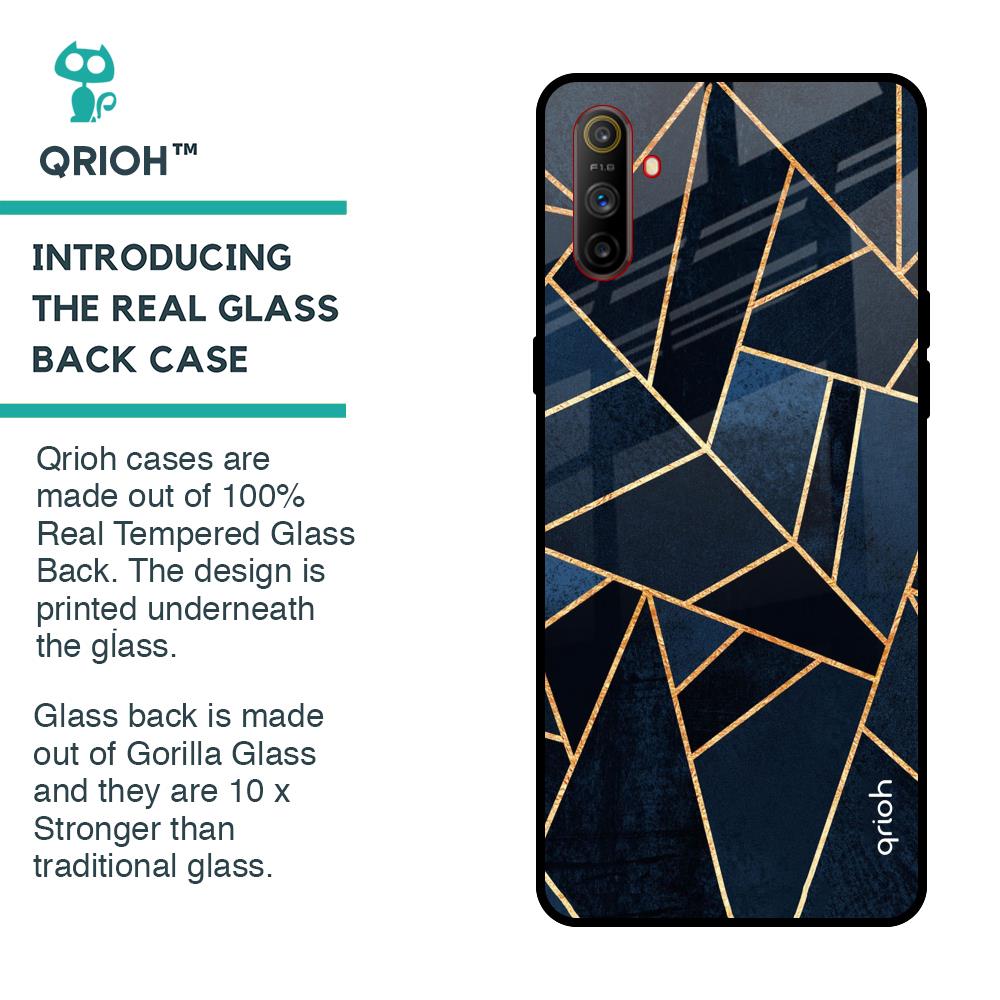 Abstract Tiles Glass case for Realme C3
