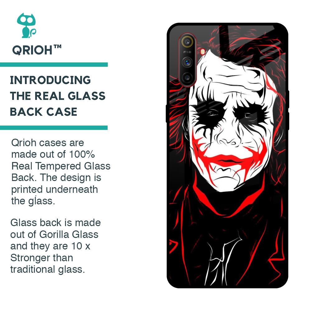 Life In Dark Glass Case For Realme C3
