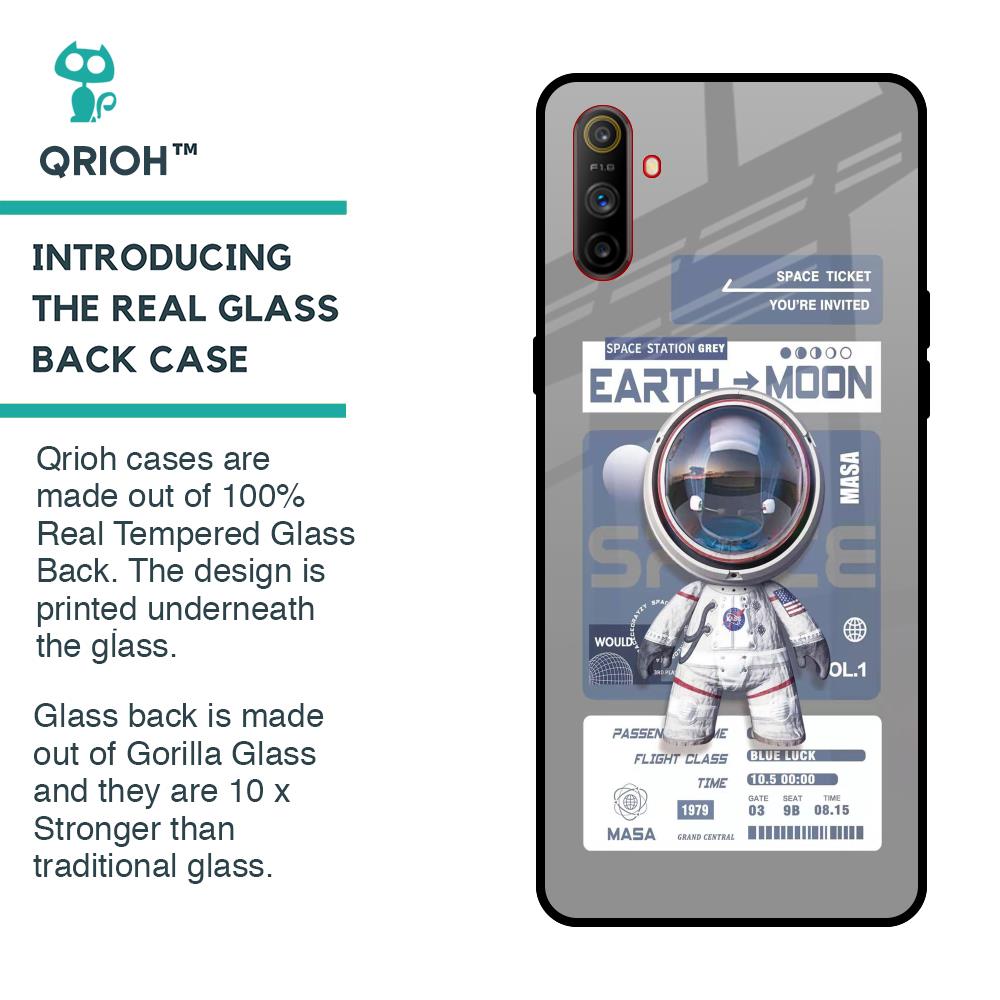 Space Flight Pass Glass Case for Realme C3