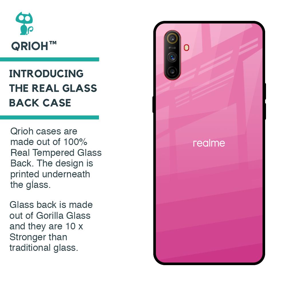 Pink Ribbon Caddy Glass Case for Realme C3